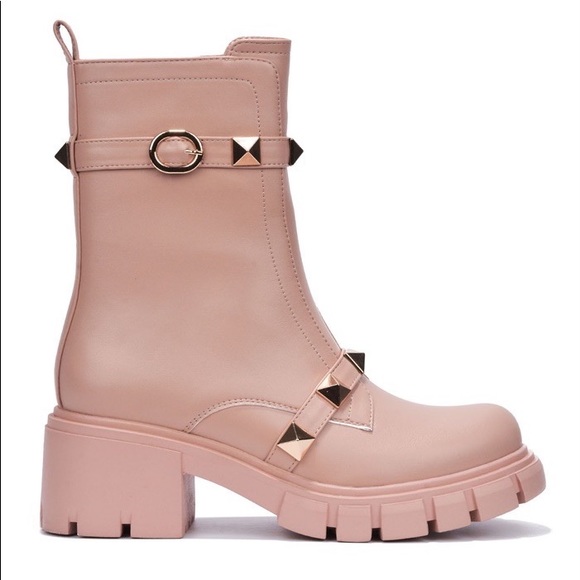 Harley Embellished Lug Sole Boot - Picture 8 of 12